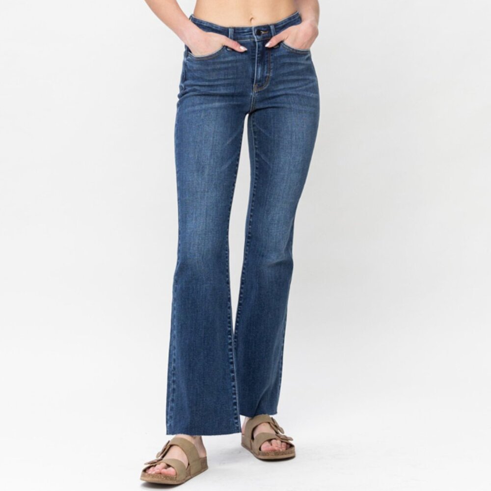 Judy Blue Cut Hem, Bootcute Jeans